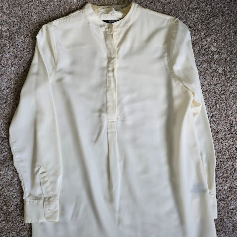 Ralph Lauren Cream Pullover Tunic – Size M